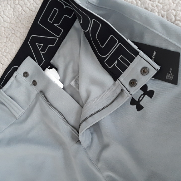 New Under Armour Men's Medium Heatgear Loose Grey Pants - Picture 9 of 15